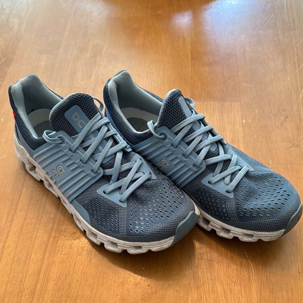 On Running Blue Athletic Shoes